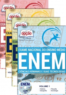 Exame Nacional de Ensino Médio (ENEM)-EXAME NACIONAL DE ENSINO MÉDIO - ENEM ( 4 Volumes )